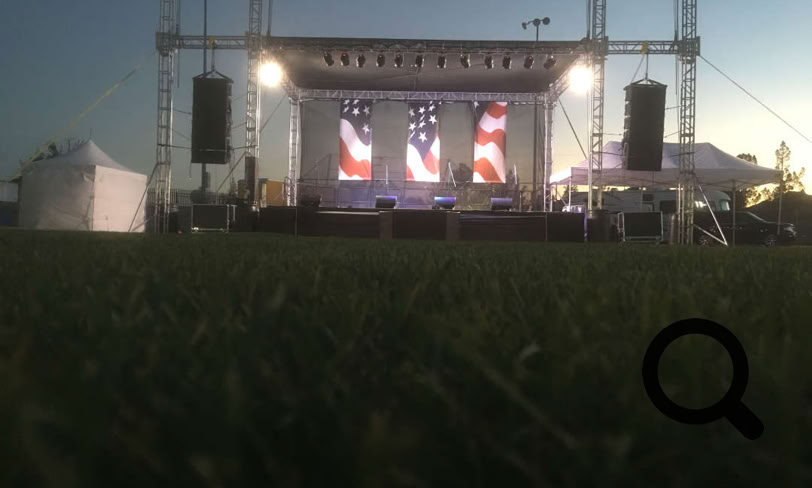 corporate stage rental provider in San Bernardino and indio CA