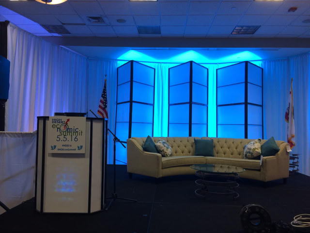 Corporate back drops