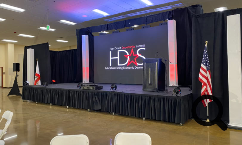 stage rental in Hesperia and Victorville